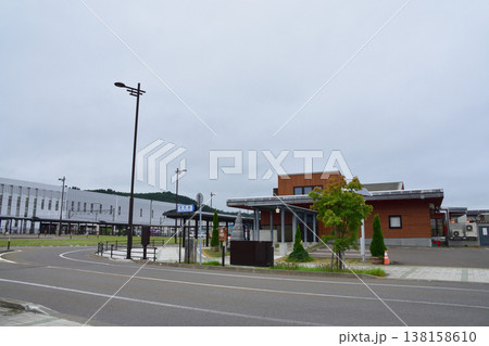 北海道道南いさりび鉄道線木古内駅の風景 北海道道南いさりび鉄道線木古内駅の風景 138158610
