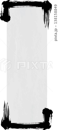 墨の和風枠 墨の和風枠 138158849
