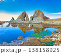 新潟県　佐渡の夫婦岩 138158925