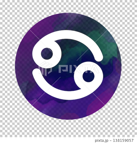 Cancer constellation symbol Cancer constellation symbol 138159057