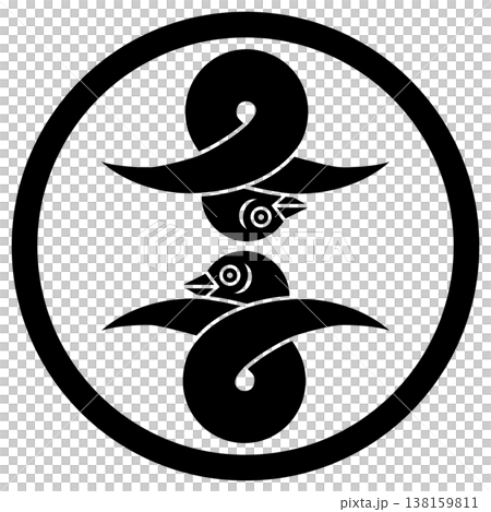 這是家族徽章,圖案為「中央圓圈內兩隻交纏在一起的野鵝」。 這是家族徽章,圖案為「中央圓圈內兩隻交纏在一起的野鵝」。 138159811