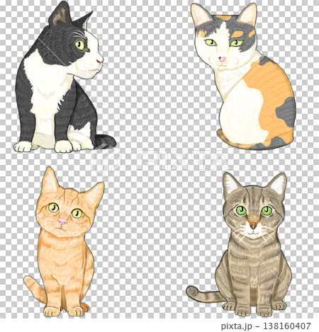 Cats (4 types) Cats (4 types) 138160407