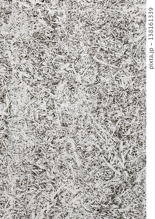断熱や吸音性に優れた建築資材である木毛セメント板の複雑な繊維構造テクスチャ, 138161339