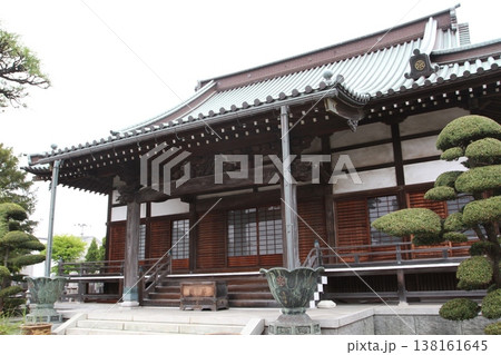 千葉県市川市本行徳にある徳願寺の本堂 千葉県市川市本行徳にある徳願寺の本堂 138161645