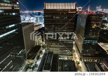夜景 ~東京・丸ビル・4~ 夜景 ~東京・丸ビル・4~ 138161844