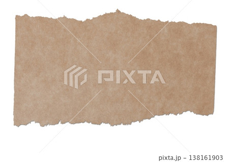 Torn Notebook Paper Brown Ripped Craft Sheet Isolated Journal Scrap Element Torn Notebook Paper Brown Ripped Craft Sheet Isolated Journal Scrap Element 138161903