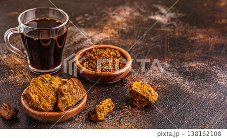 Chaga tea - a strong antioxidant, boosts immune system Chaga tea - a strong antioxidant, boosts immune system 138162108
