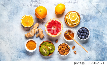 Healthy products for Immunity boosting and cold remedies 138162171