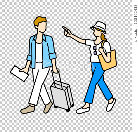 Couple going on a trip 138162432