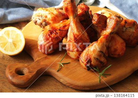 Roasted Chicken Drumsticks with Lemon and Rosemary Roasted Chicken Drumsticks with Lemon and Rosemary 138164115