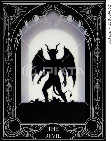タロットカード：THE DEVIL 悪魔 138166662