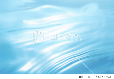 水・水面・波紋・キラキラ・テクスチャ・背景素材 138167208
