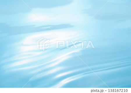 水・水面・波紋・キラキラ・テクスチャ・背景素材 138167210