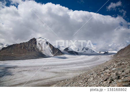 Altai tavan bogd national park landscape, Potanin Glacier, Mongolia Altai tavan bogd national park landscape, Potanin Glacier, Mongolia 138168802