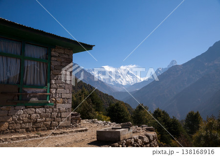 Namche Bazar town view along EBC trek, Nepal 138168916