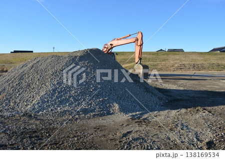 土木工事現場の風景 138169534