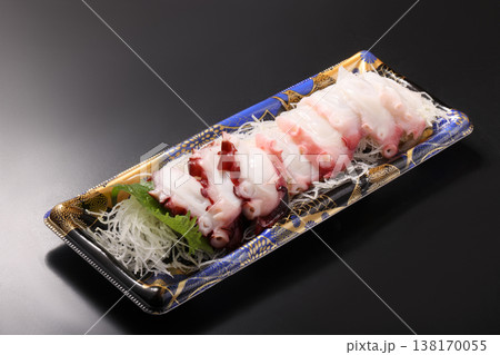 (北海道産)北海だこ(水だこ)刺身 (北海道産)北海だこ(水だこ)刺身 138170055
