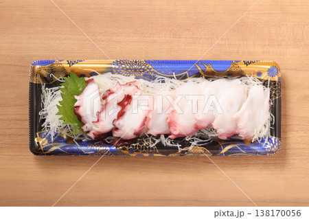(北海道産)北海だこ(水だこ)刺身 (北海道産)北海だこ(水だこ)刺身 138170056