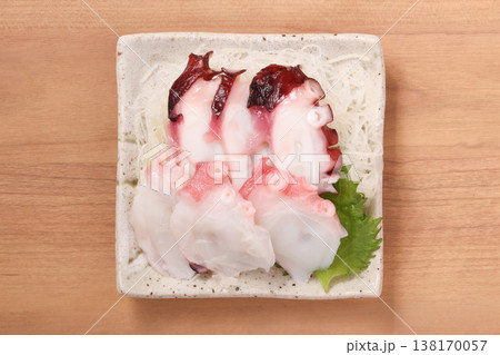 (北海道産)北海だこ(水だこ)刺身 (北海道産)北海だこ(水だこ)刺身 138170057