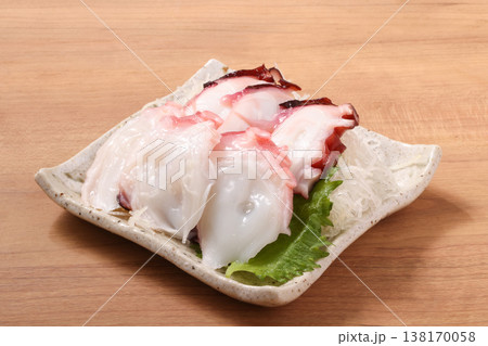 (北海道産)北海だこ(水だこ)刺身 (北海道産)北海だこ(水だこ)刺身 138170058