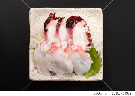 (北海道産)北海だこ(水だこ)刺身 (北海道産)北海だこ(水だこ)刺身 138170062