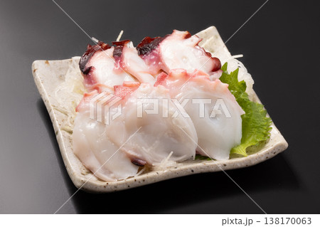 (北海道産)北海だこ(水だこ)刺身 (北海道産)北海だこ(水だこ)刺身 138170063