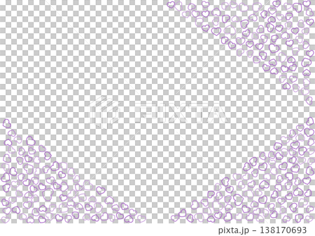 Heart pattern background, purple, 3 colors, border heart Heart pattern background, purple, 3 colors, border heart 138170693