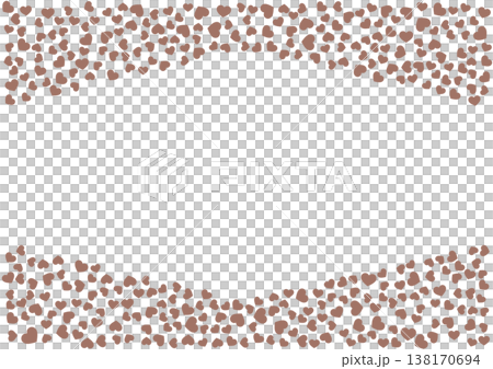 Heart pattern background Brown solid color Heart Heart pattern background Brown solid color Heart 138170694
