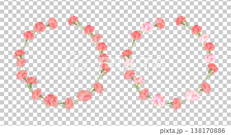 康乃馨花環框架套裝 康乃馨花環框架套裝 138170886