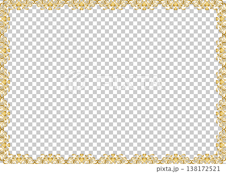 Vintage calligraphy-style frame material 285 <Heart frame> Vintage calligraphy-style frame material 285 <Heart frame> 138172521