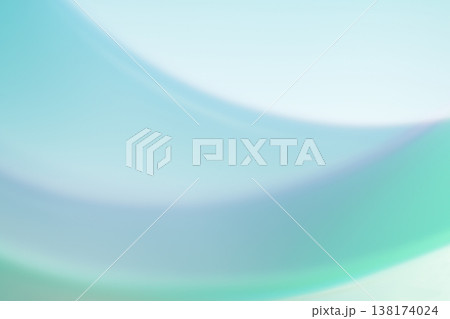 青・紫・緑色系　曲線の交差背景　抽象的  138174024