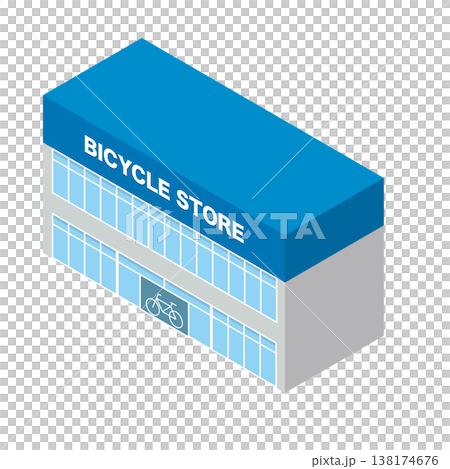 自行車商店建築插圖 自行車商店建築插圖 138174676