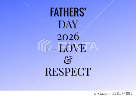 Fathers Day Love And Respect Design 2026 138174893