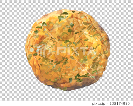 Jakoten (round) Aosa seaweed tempura Jakoten (round) Aosa seaweed tempura 138174950