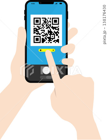 スマートフォンでQRコードを読み取る 138176430