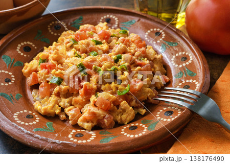 メキシコ料理のウェボス・ア・ラ・メヒカーナ Huevos a la mexicana メキシコ料理のウェボス・ア・ラ・メヒカーナ Huevos a la mexicana 138176490