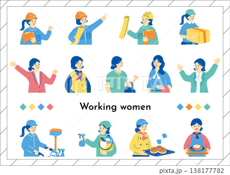 働く女性 働く女性 138177782