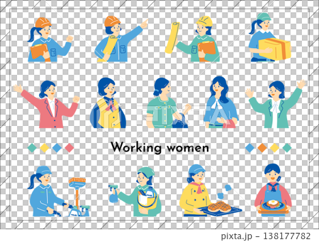 a working woman                          138177782