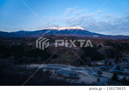 開田高原の山村 開田高原の山村 138178635