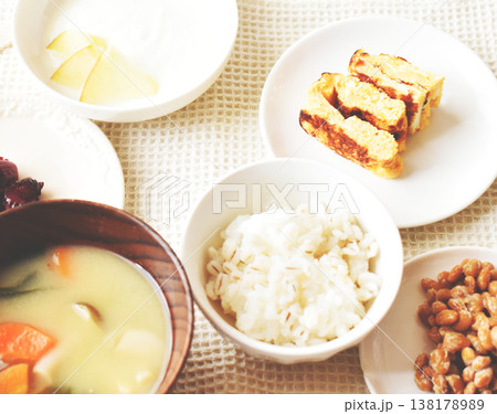 しっかり朝ごはん 季節の変わり目で崩れやすい自律神経を整える しっかり朝ごはん 季節の変わり目で崩れやすい自律神経を整える 138178989