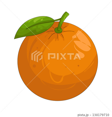 Illustration of orange  138179710