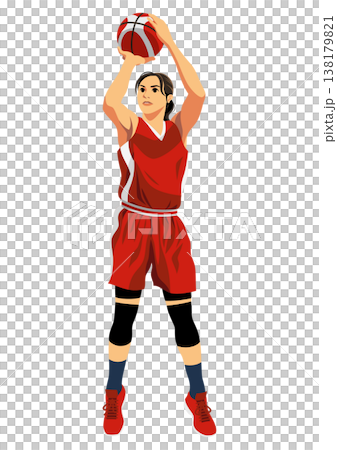 Female Basketball Player 138179821