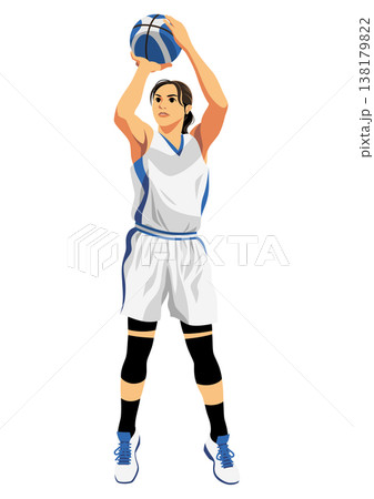 女子バスケットボール選手 138179822