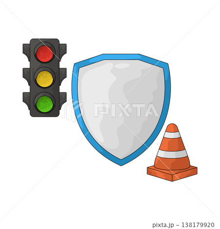 Illustration of Road Insurance Illustration of Road Insurance 138179920