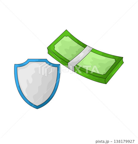 Illustration of Money insurance Illustration of Money insurance 138179927