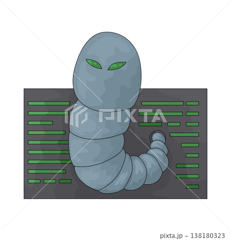 Illustration of Worm 138180323