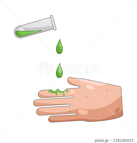 Illustration of Corrosive Illustration of Corrosive 138180433