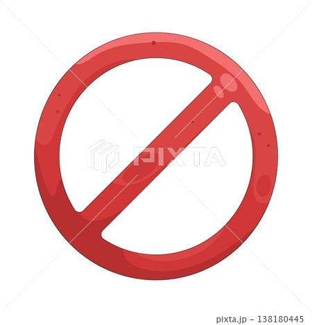 Illustration of Prohibited Illustration of Prohibited 138180445