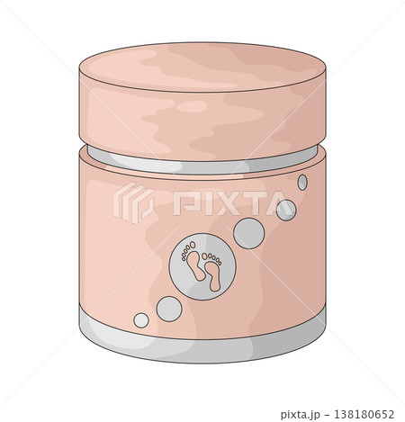 Illustration of Foot Scrub Illustration of Foot Scrub 138180652