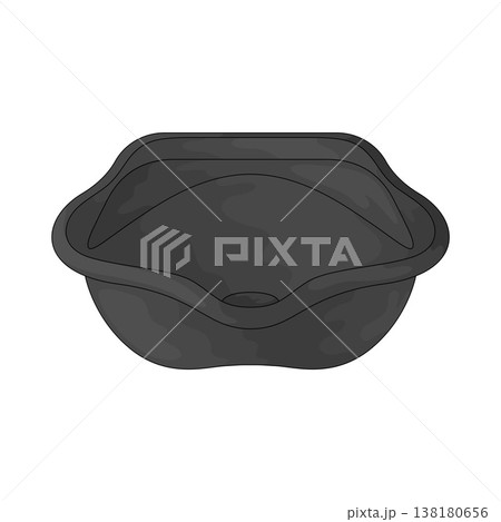 Illustration of Shampoo Bowl Illustration of Shampoo Bowl 138180656